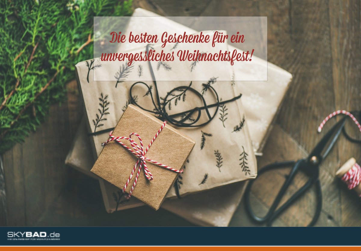 Sanitärartikel als #Weihnachtsgeschenke – klingt verrückt? Ganz im Gegenteil! Sanitärartikel haben den Ruf, eine Notwendigkeit ohne emotionalen Wert zu sein. Erfahren Sie, warum dem nicht so ist und weshalb Sie mehr als nur etwas fürs Bad schenken 👉 bit.ly/2sHguoT