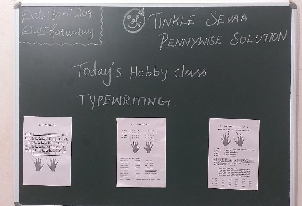 Tinklesevaa's tweet image. On 30th Nov, 19 @Tinklesevaa #powered #HobbyClass at #GovtSchool  #Anaikatti on #PaperBag making #typewriting &amp;amp; #drawing
