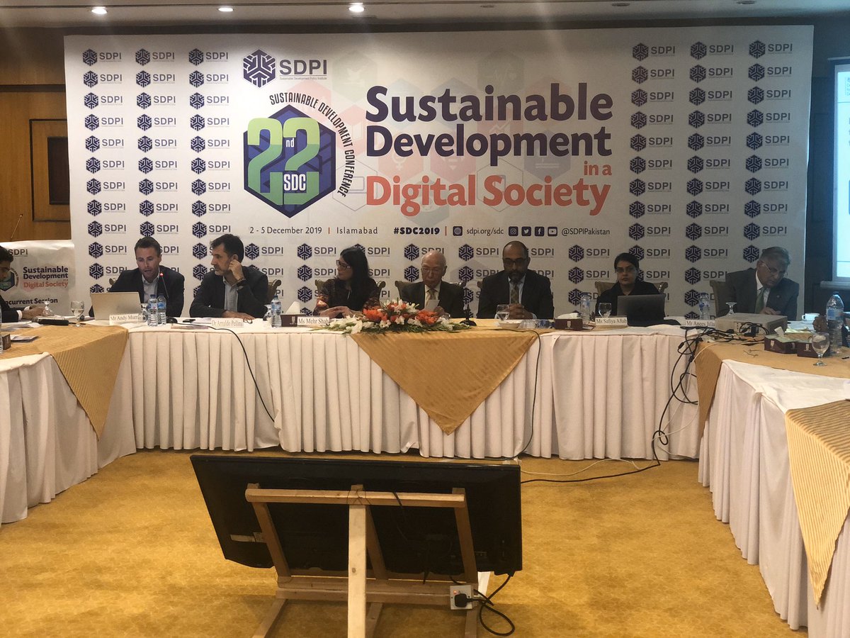 Session on strengthening the use of Evidence in Policymaking for Development Impact is on going in Board Room Margala Hotel Islamabad at @SDPIPakistan #SDC2019 @S_Maryam8 @Abidsuleri @vaqarahmed @mahnoorm10