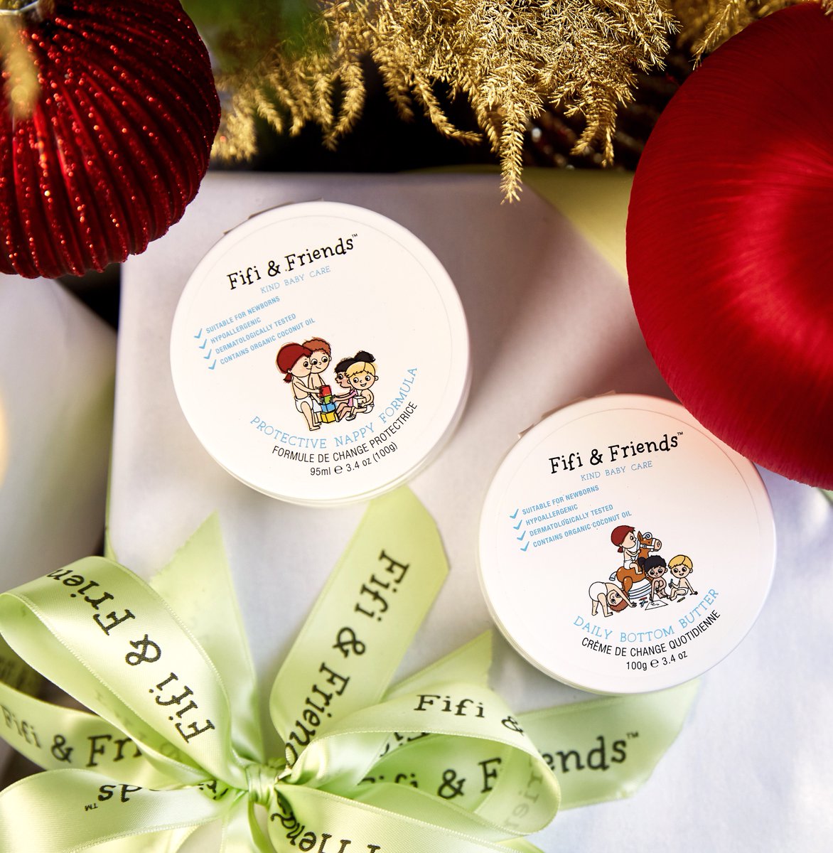 Keeping baby bottoms nourished and protected. ❤️🎁
Our Protective Nappy Formula &amp; Daily Bottom Butter duo are a must-have for your baby’s Nappy Bag! 
Head over to the site via the #linkinbio for more of our nappy care range.

#fifiandfriends #babyskin #babyskincare