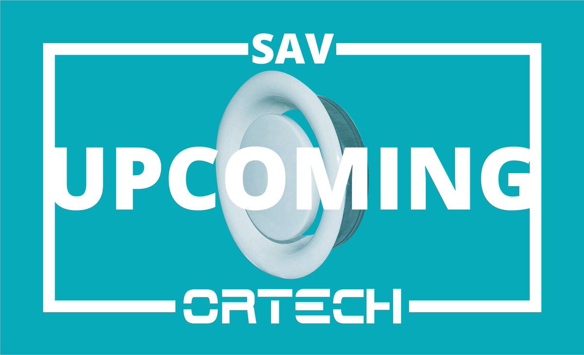 Ortechind's tweet image. #ortech's #upcoming Supply Air Valves, #sav, are steel air exhaust valves with adjustable core and 50mm mounting frame. Meet us at AHR EXPO 2020 in our booth 206 to learn more about the #hvacaccessories!

#ortechinc #AHRexpo #AHR2020 #orlando