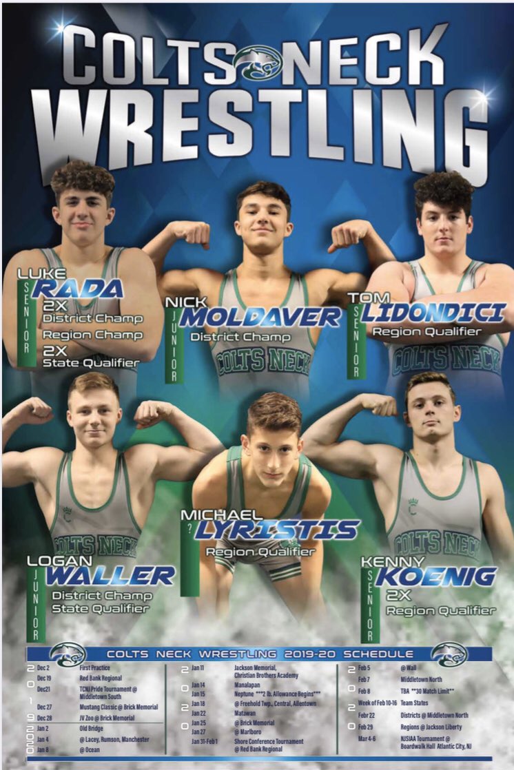 CNHSwrestling's tweet photo. Cougars are in the room today and ready to roll!  We are excited for a fun season. Be sure to come out and support our squad! @CNHSAthletics @CNHSPrincipal #coltsneckwrestling #pride https://t.co/TE8BC6BggK