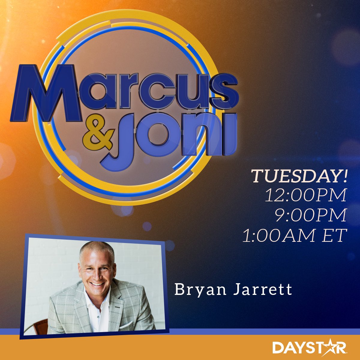 I'll be on #MarcusAndJoni at <a href="/Daystar/">Daystar Television</a> today discussing our ministry at Lonesome Dove Ranch ! Watch at 11am, 8pm, or 12am CST!