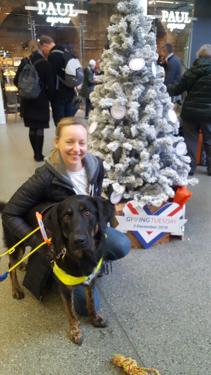 Great to have a visit from Sam and trainee guide dog Potter. For #GivingTuesday you can support <a href="/guidedogs/">Guide Dogs</a> by hosting a Great Guide Dogs Christmas Tea Party at guidedogs.org.uk/teatime and give the gift that keeps on giving this Christmas!'