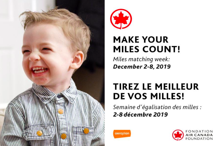 Listen2Lena's tweet photo. The annual @Aeroplan Miles #MatchingWeek in support of the
@AirCanada Foundation Hospital Transportation Program is now underway! This #GivingTuesday, please consider donating Aeroplan miles. More info: https://t.co/uhPodRrLpV #HTP2019 #AirCanada #GivingTuesdayCA #ACF_Partner https://t.co/EMPRwTKSzf