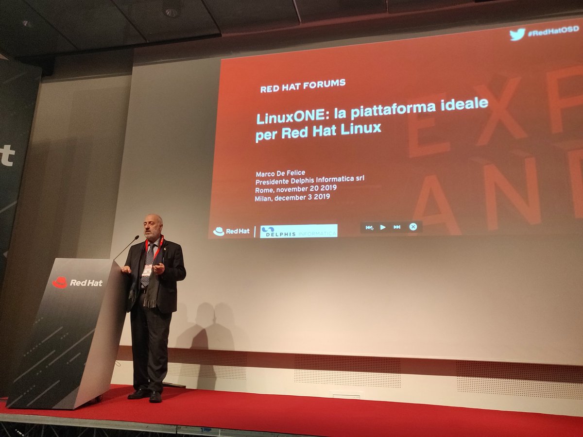 D3lph1s's tweet photo. Marco De Felice presenta #LinuxOne https://t.co/POz6SA8k6m
