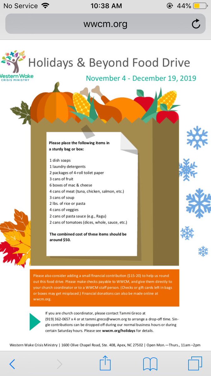 afhsinteract1's tweet photo. We are still doing our food drive!! Club members: 5 donations will equal one service event! Donate donate donate!
@AFHSannounce @MrsWertsquake @townofapex @OurTownApexNC https://t.co/xuOWyLcBrp