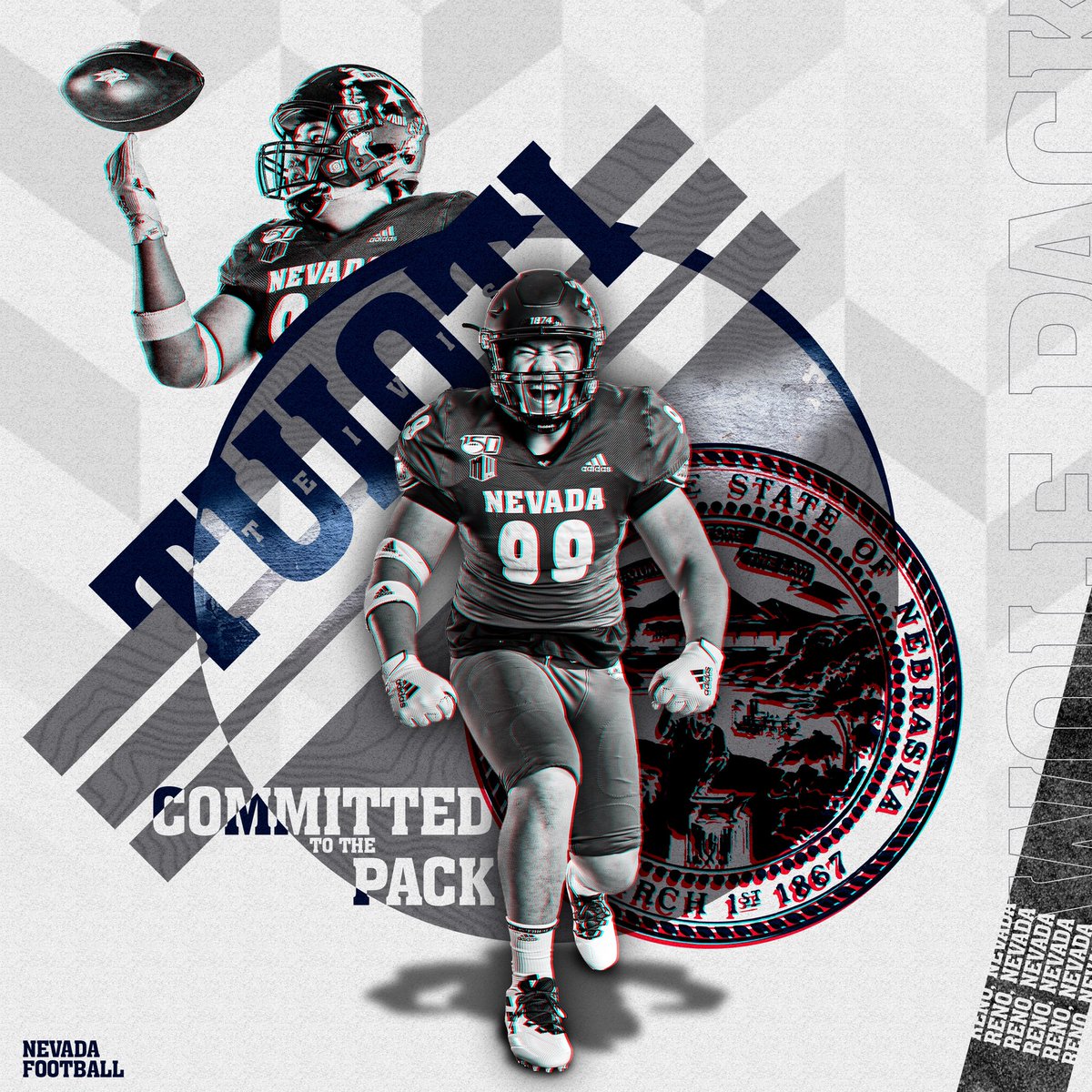 First off I want to thank God, my family, teammates and my coaches for shaping me into the person I am today. After a great talk with <a href="/CoachJayNorvell/">Jay Norvell</a> I’m Extremelty Blessed to say I’m COMMITTED to the #PACK🐺