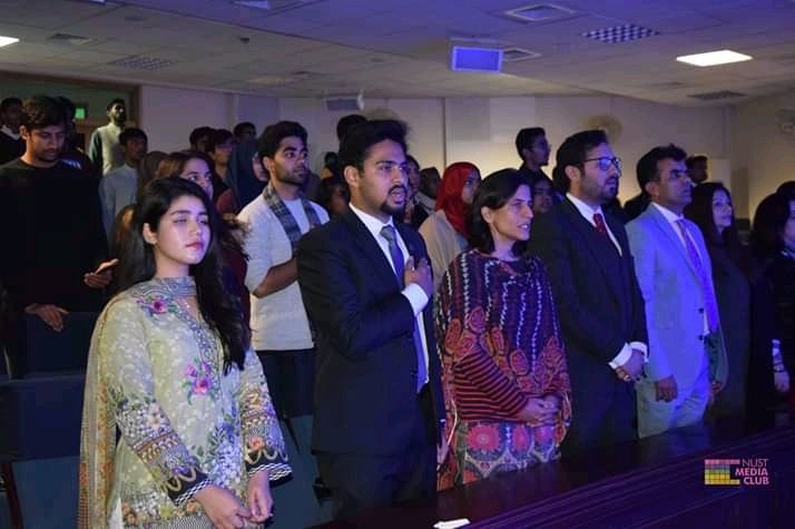 TheNMCOfficial's tweet photo. Nust Debating Society had its brand launch and it was full of colors.

Take a look at all the pictures. For this experience might actually be an only once in a life time opportunity!

#MakingMomentsMemorable
#WeHaveGotYouCovered

Photography Credits: Mr Muhammad Abdul Wasayh https://t.co/1j8prAc0GI