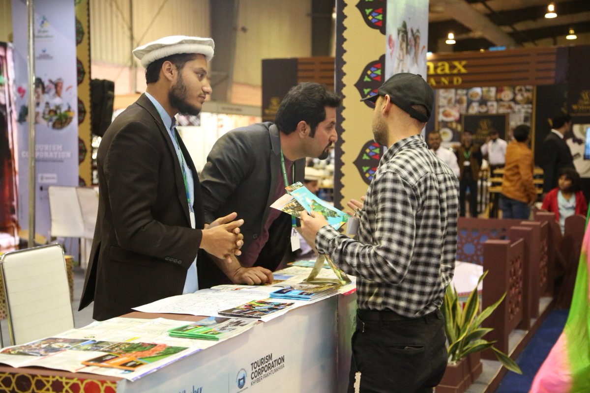 kptourism's tweet photo. KP Pavilion attracts visitors at Pakistan Hospitality Show 2019 as boosting local tourism and culture is the need of the hour to present soft image of Pakistan and create job opportunities for the youth.

#kptourism
#khyberpakhtunkhwa 
#pakistan
#travelbeautifulpakistan 
@OurKpk https://t.co/t6J8OP3z5s