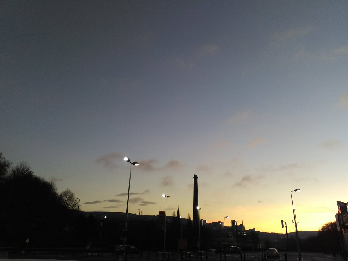 Nice fresh morning over dean Clough.