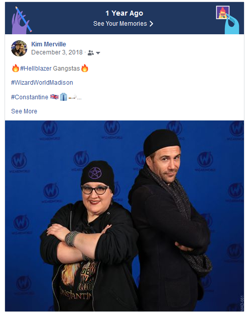 KimMerville's tweet photo. #TimeHopTuesday
🔥#Hellblazer Gangstas🔥 #WizardWorldMadison December 3, 2019
#Constantine🇬🇧👔🚬 #MattRyan https://t.co/nqbcoj7SMJ