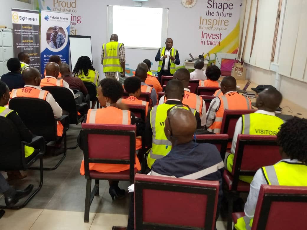 amurangira's tweet photo. To commemorate #IDD2019, ⁦@UgandaBreweries⁩ has joined other companies and committed to #UgandaBusinessAndDisabilityNetwork today morning. They didn’t wait, in the afternoon they had a #DisabilityAwarenessTraining conducted by ⁦@LFTWNL⁩. The training targeted managers https://t.co/7Ymc5MlVKs