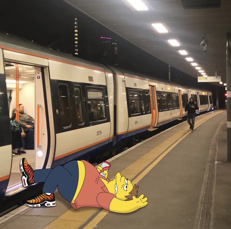 FerArtsLDN's tweet photo. ‘Barney Gumble’ 2019 by @93gigi - Visual Artist https://t.co/PoHo4nDqD2
