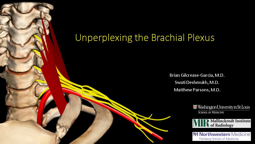 #RSNA19 #radres Check out our exhibit on BRACHIAL PLEXUS imaging in the MSK section of the Learning Center. I'll be there for CME discussion at 12:45p today