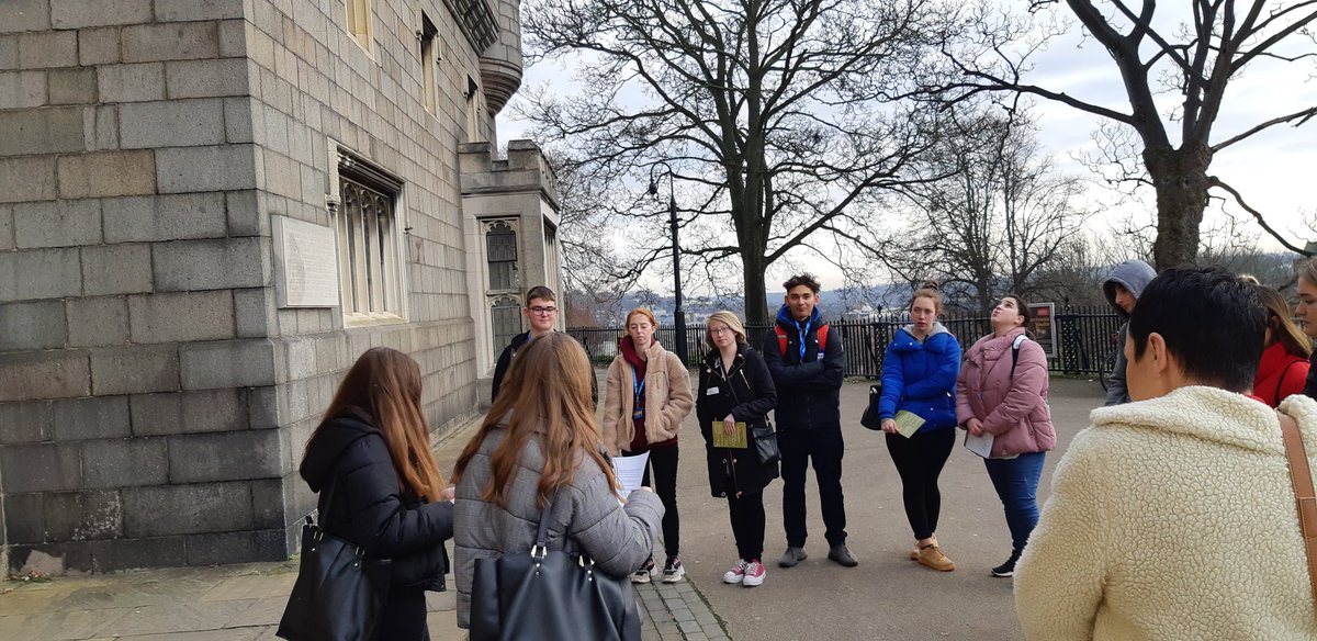 Fun day with <a href="/TravelCCN/">Travel & Tourism CCN</a> <a href="/norwichcollege/">City College Norwich</a> students achieving and experiencing being 1st time 'tour guides' in central Norwich. 
Special thanks to Jason  @TheatreRNorwich for his impromptu support. Thanks also to <a href="/OPENNorwich/">OPEN Norwich</a> staff for being so helpful.