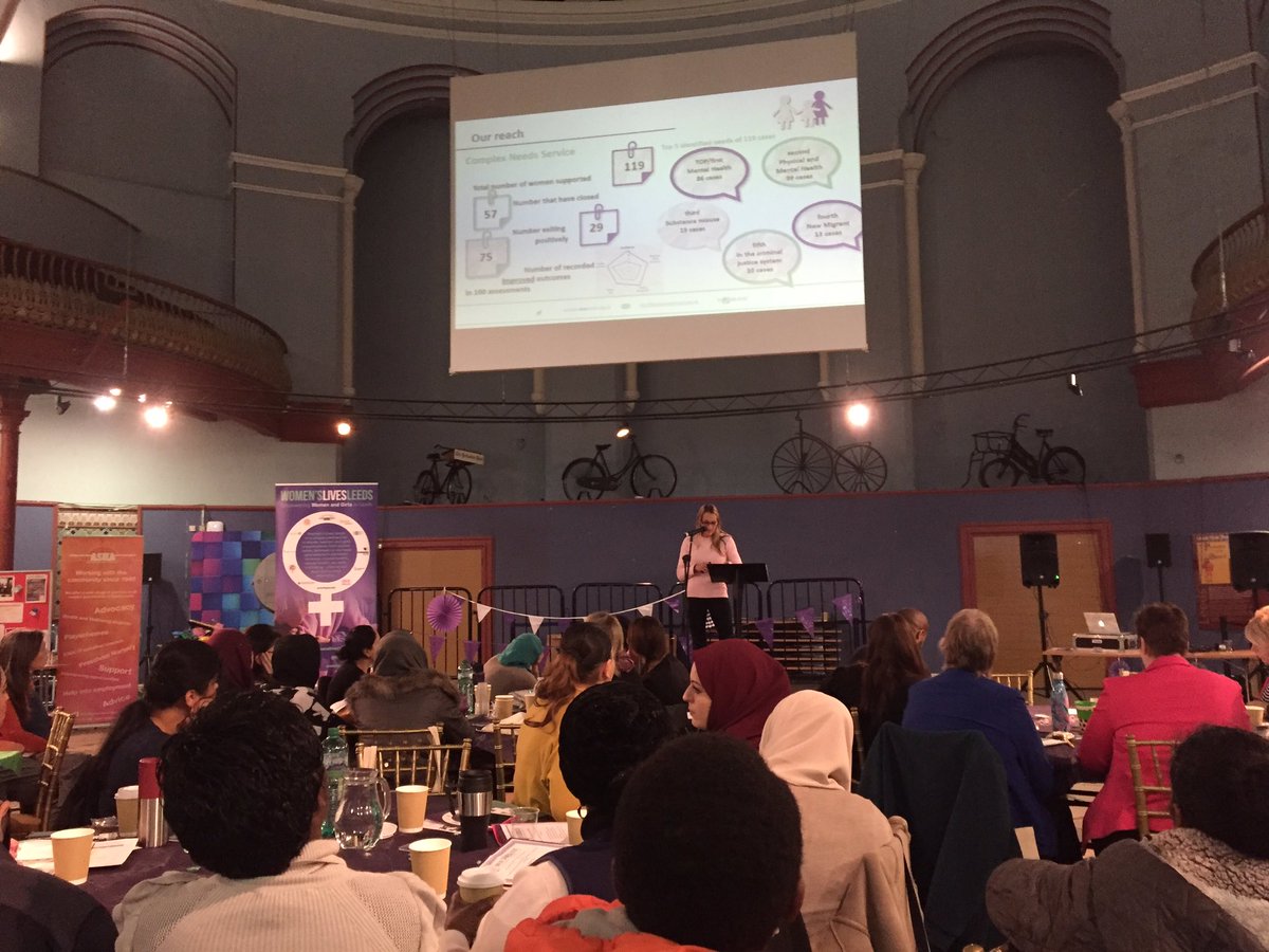 MyForumCentral's tweet photo. Today we are at #WLLLearningevent @leeds_women listening to service user perspectives & evidence about how the consortium of 3rd sector organisations have made a difference to women and girls lives in its first 3 years & hearing plans for the future #womenfriendlyleeds https://t.co/8LZtB1I09f