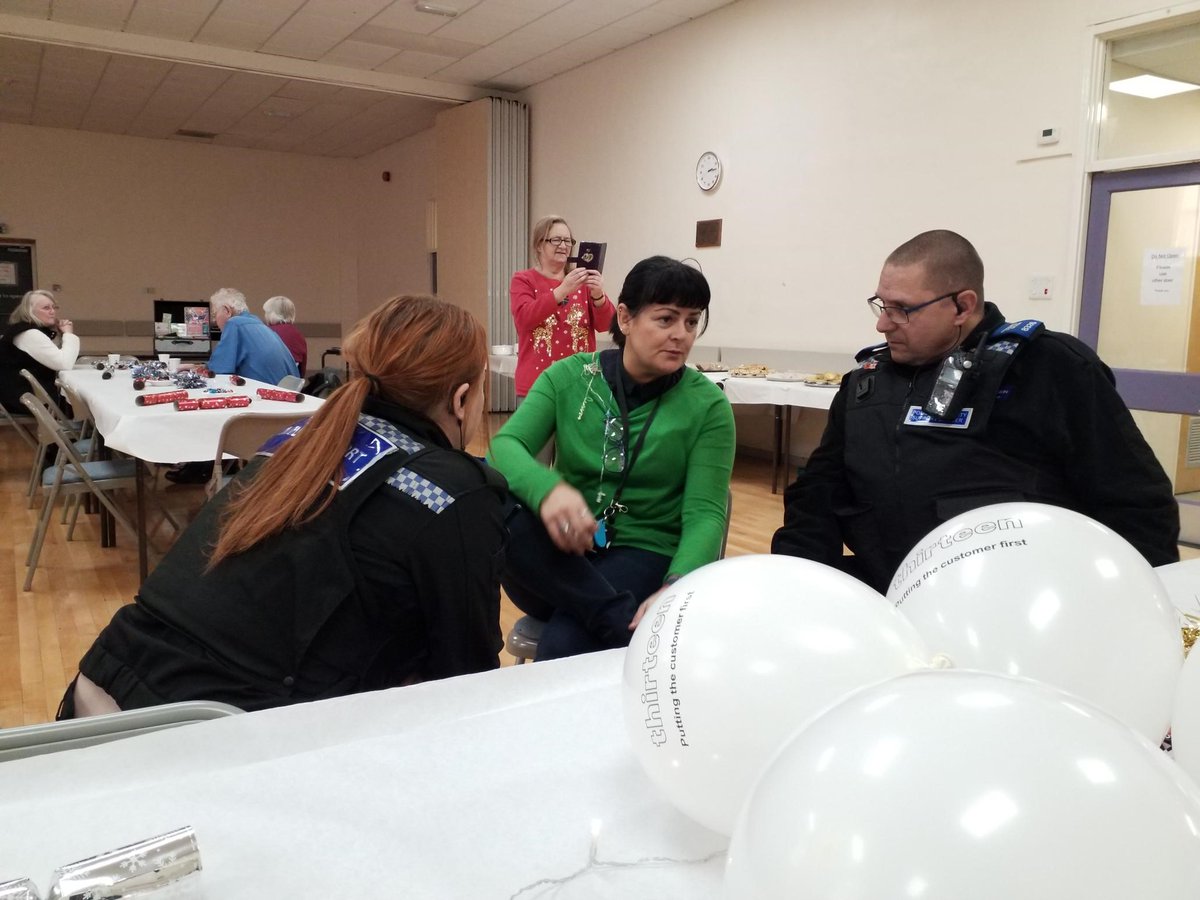 Neighbourhood Co ordinators attending Hardwick residents  pensioners Christmas party great time had by all <a href="/Thirteen_Group/">Thirteen Group</a> #merrychristmas #communityspirit #gettinginvolved