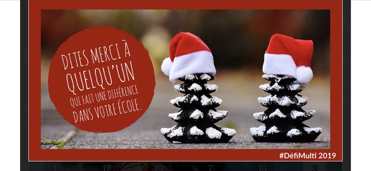 ChandonneJulie's tweet image. #defimulti voici le défi du 3 décembre pour ceux qui ont des soucis à ouvrir le calendrier.