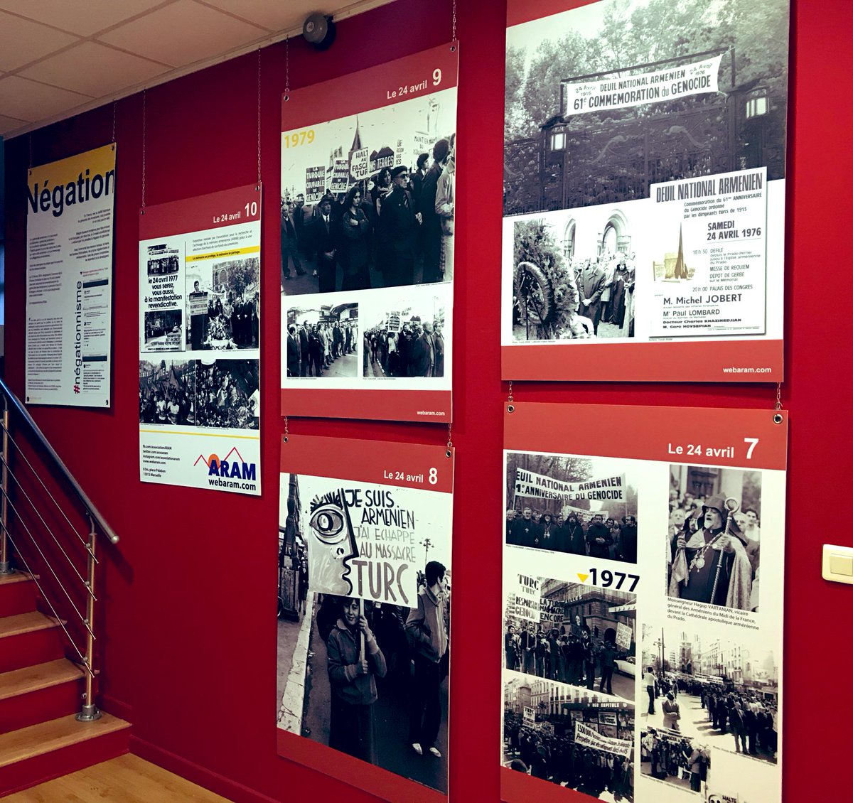 assoARAM's tweet photo. L’Association pour la recherche et l’archivage de la mémoire arménienne (ARAM) ouvre ses portes dimanche 8 décembre 2019 de 9h à 18h. 
Avec l’expo « 24 avril, le symbole » 
#Marseille #histoire #mémoire #culture #patrimoine #archives #NousSommesMarseille https://t.co/xuLtNNImMF