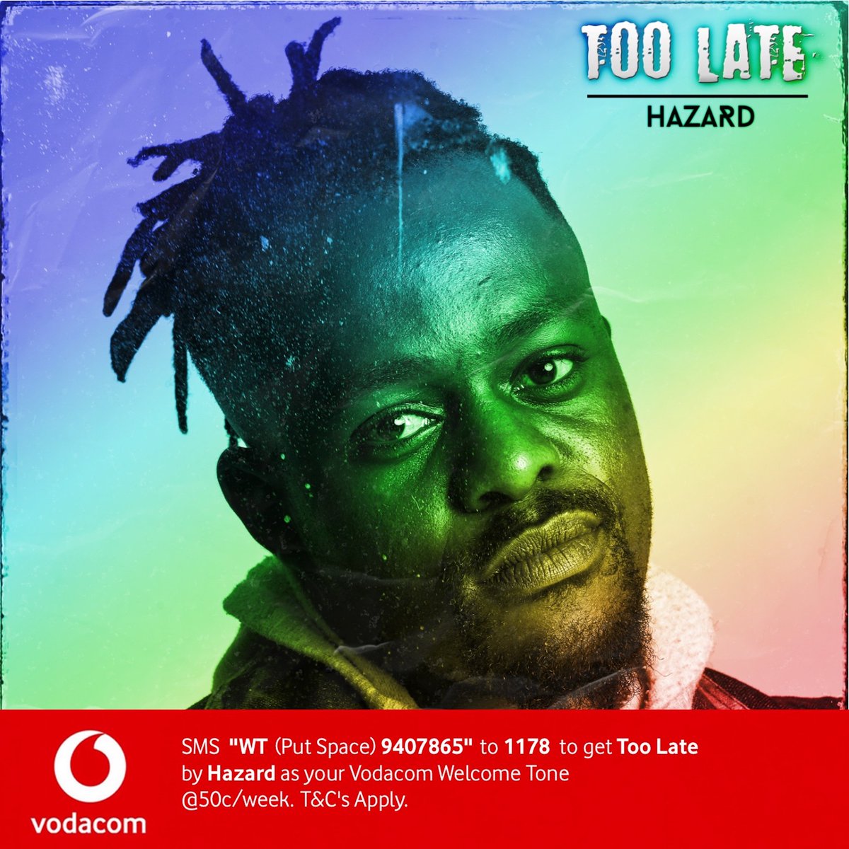 Hazard_RSA's tweet photo. Attention All MTN & VODA Users The "Too Late" Caller Tune Is Now Available For Only 50c, Link To Full Track In Bio #SupportLocal #NoFansYet #NoBookingsYet #EarnMyShxt https://t.co/M4qjSSaDPf
