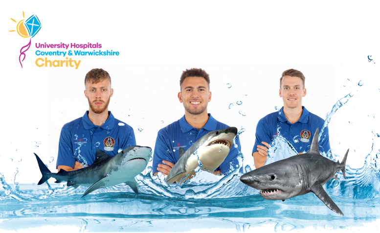 covblazehockey's tweet image. Who gets fed to the sharks first today?! 🦈

Johnston: justgiving.com/fundraising/co…

@JHedley1 justgiving.com/fundraising/co…

@JamiePhillips30 justgiving.com/fundraising/co…

Whoever gets the most @UHCWCharity sponsorship will face his fears 1st.

DONATE NOW!
