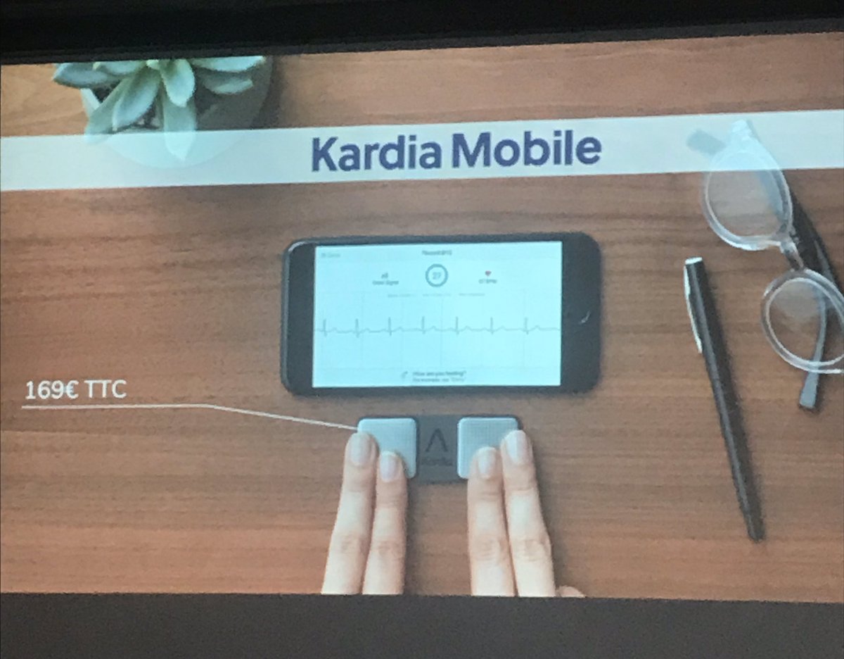 GallandJoris's tweet image. #ledx @AliveCor : faire un ECG de qualité médicale avec son smartphone et transférer les données à son médecin (également algorithme d’IA qui aide à l’interprétation des résultats).
169€, pas d’abonnement