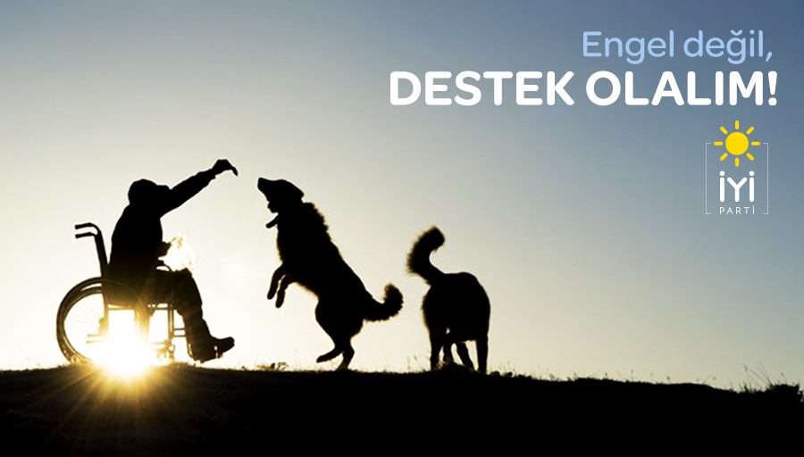 Engelli olmak değil, engel olmaktır sorun. 
Dezavantajlı vatandaşlarımızın her zaman yanlarında olacak, engelleri birlikte aşacağız. 
#3AralıkDünyaEngellilerGünü 
#BenDeVarım