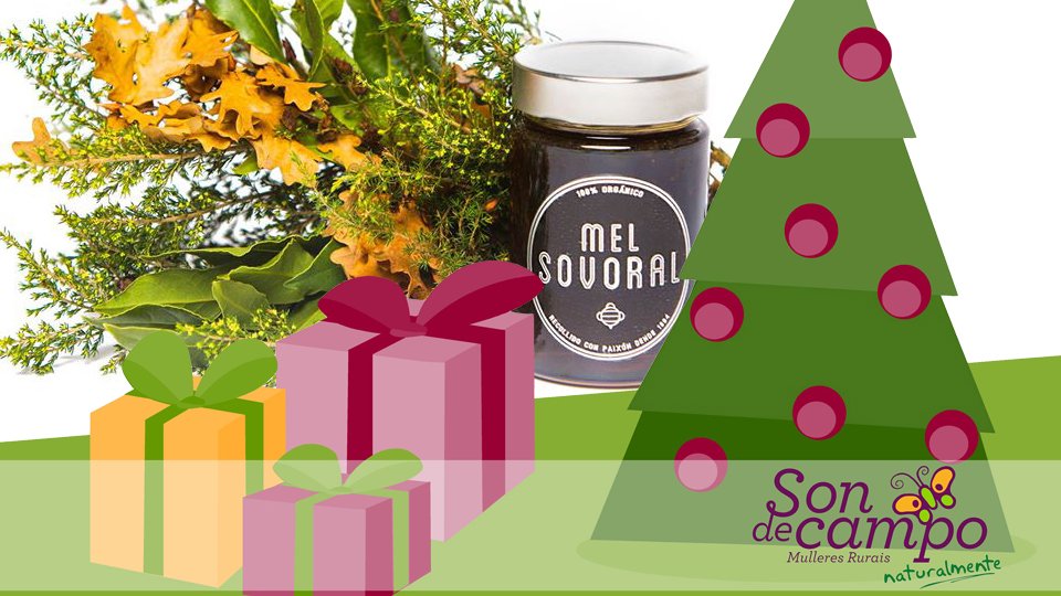 SondeCampo's tweet photo. A ninguén lle amarga un doce, e en festas menos aínda! Por que este #Nadal non probades a poñer na vosa mesa o delicioso mel de @SOVORAL Apicultura Orgánica? Seguro que vos sae un postre de rechupete! #agasallalocal #agasallaenfeminino #talentogalego #saboresdegalicia https://t.co/QkKwVp4ScE