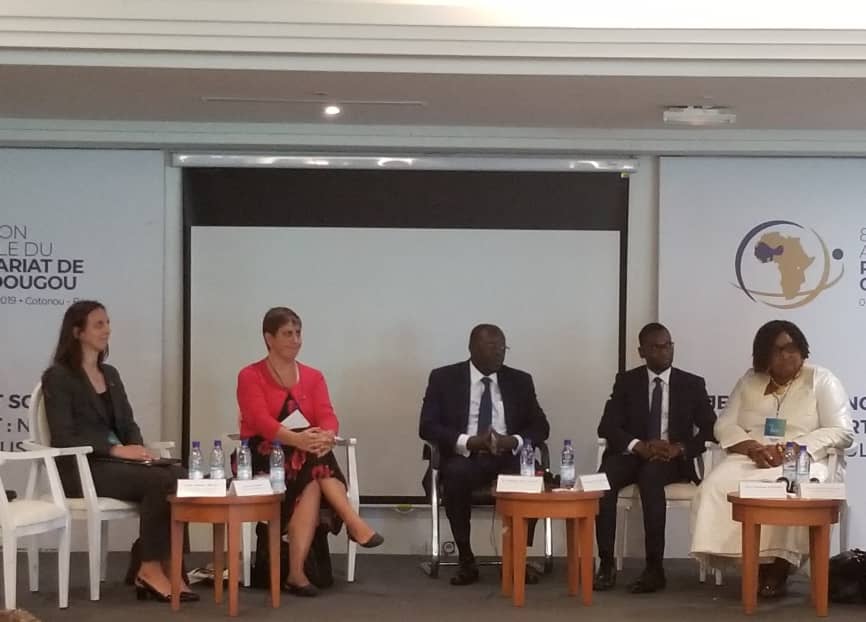 Carol_McQueen's tweet photo. #Canada present and active at the 8th Annual Meeting of the Ouagadougou Partnership. We support access to family planning for women and adolescent girls in West Africa. @POuagaPF #RAP19 #Bénin https://t.co/HuknK1LJz2
