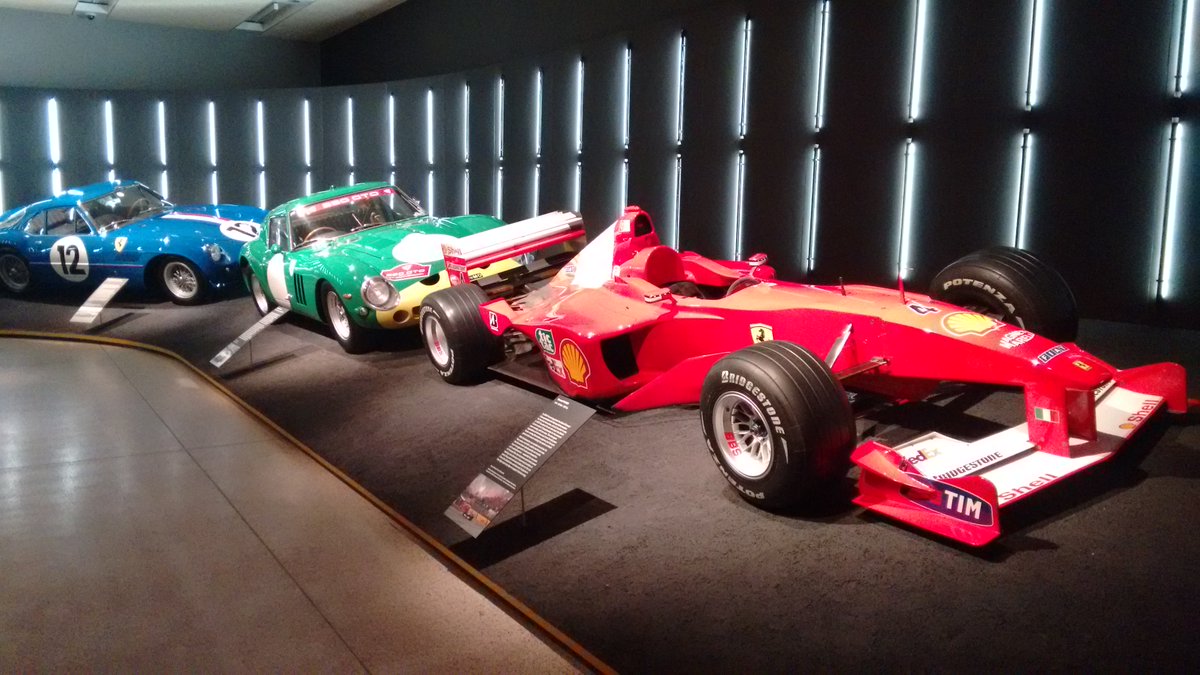 LisaMKinch's tweet photo. To mark the end of the F1 season, a throwback to the @DesignMuseum 'Ferrari: Under the Skin' exhibition. 

It featured a selection of original sketches, development models, race cars and memorabilia - all tied together with punchy graphics in a visual extravaganza. #Ferrari #F1 https://t.co/AU2F2lxKZb