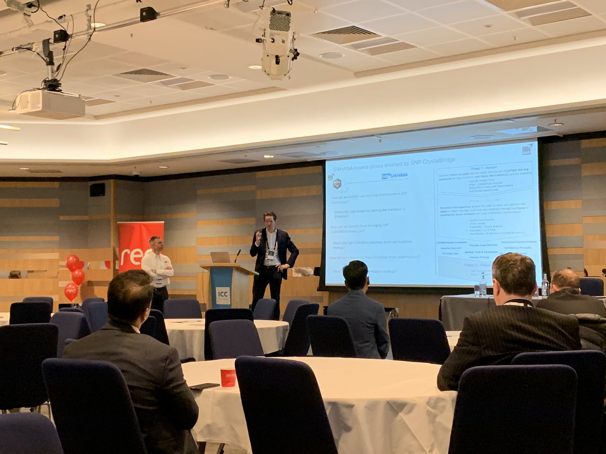 snpgroupuk's tweet photo. A fantastic day 2 at #ukisugconnect - a packed session with IBM on Rapid Move / BLUEFIELD, a great customer story with BP on their S/4HANA roadmap and a big turnout for the Apple Watch prize draw at the SNP booth. https://t.co/HBM5CPjkKC