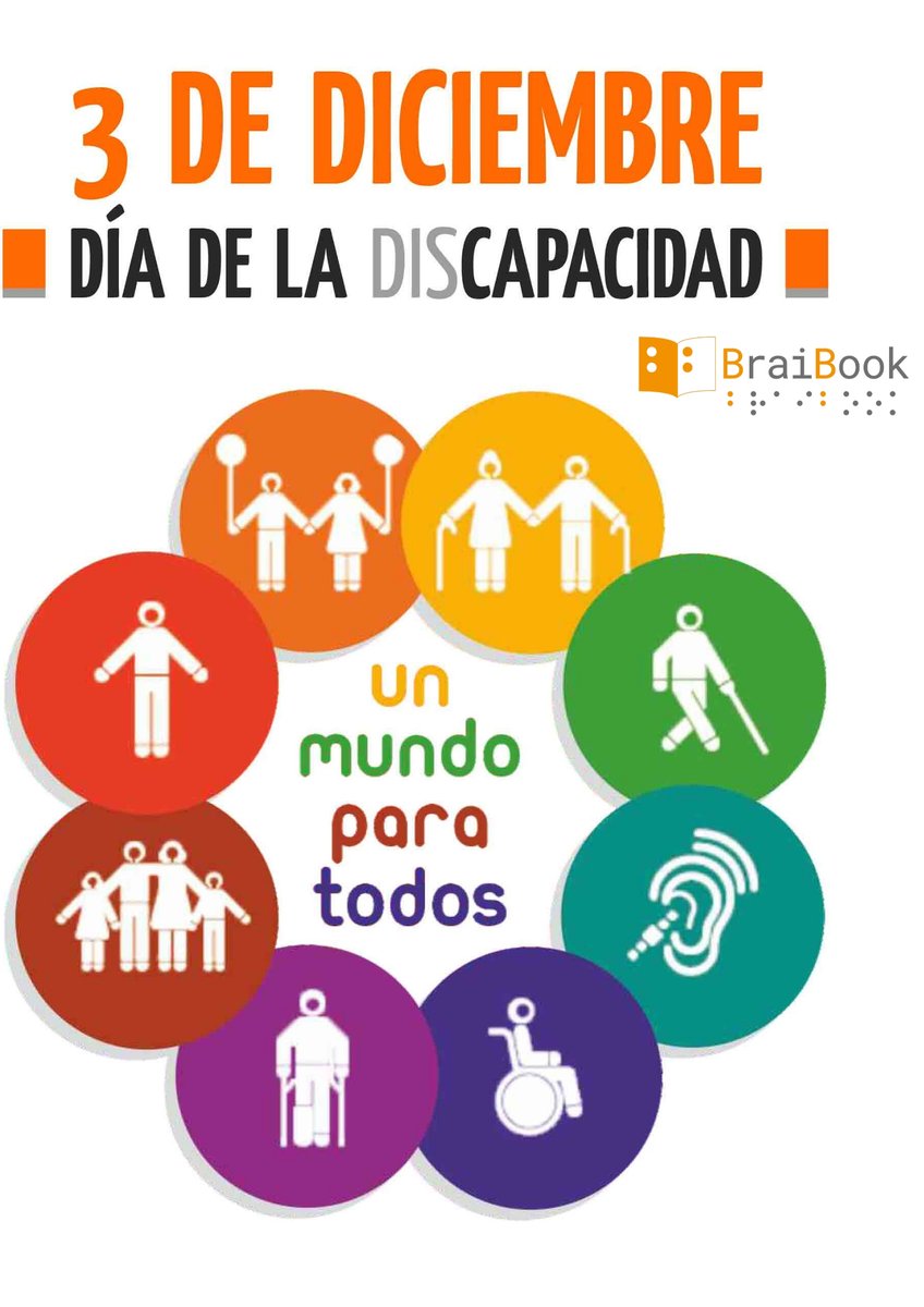 En el #DíaInternacionalDiscapacidad apoyamos la efectiva #inclusión en la #educación, el #mercadolaboral y la  #igualdad real... de todos.