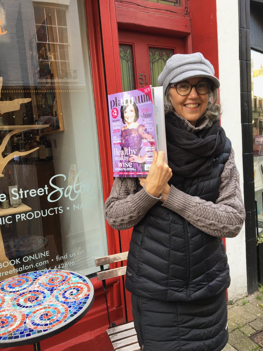 Kimalgarmodel's tweet photo. Right time, right place! New magazine @PlatinumMagUK have a regular feature called Style is Eternal and I was spotted by their photographer while out and about. I am so excited to be in this month's magazine. π»ππ»
#platinummaguk #freelancemodel #maturemodel #over50model https://t.co/vKKcTi6nAU