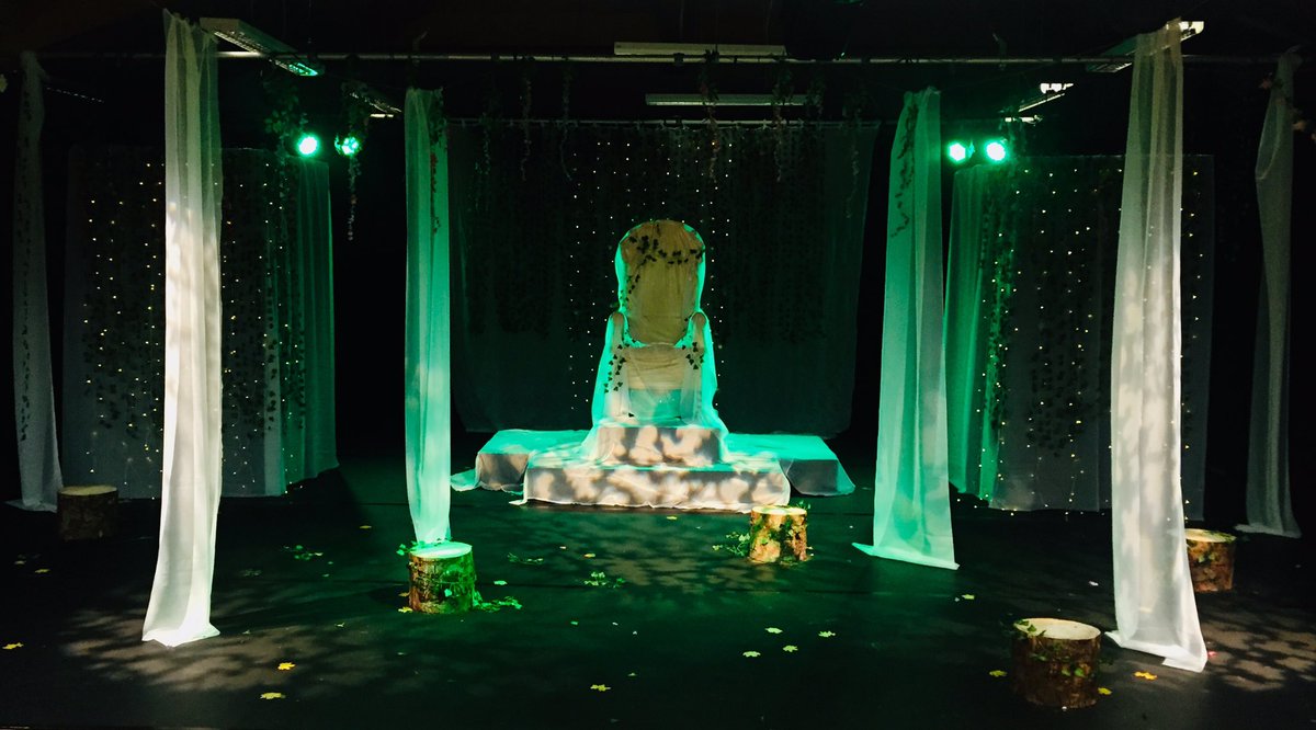 DraMrsj's tweet photo. It’s show week! 🎭 So excited for our first show today @CSLcardiff #amidsummernightsdream #breakaleg https://t.co/pt56scEIE8
