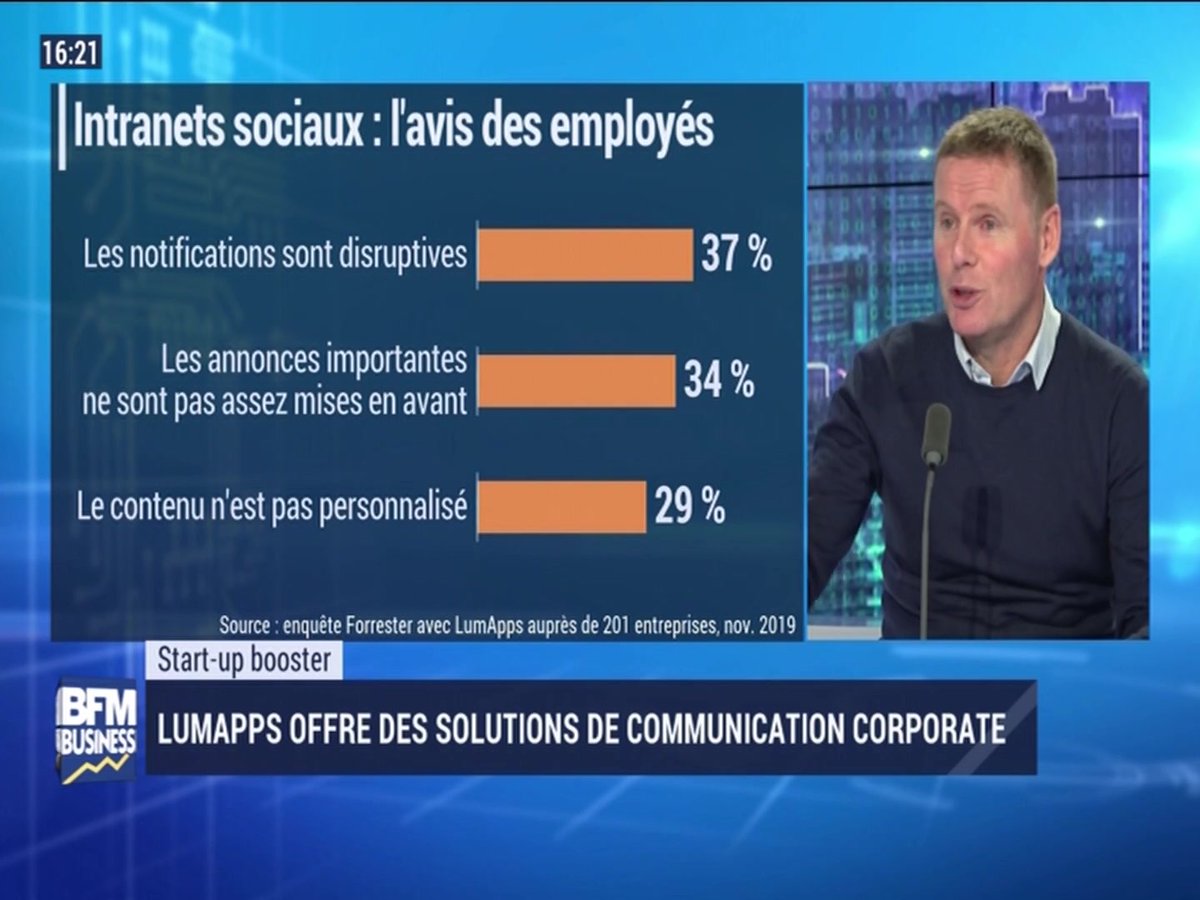 #Ageona partenaire agréé de #LumApps, qui présente sa solution d'intranet collaboratif et de réseau social d'entreprise sur #BFMBusiness  
Contactez-nous pour plus d'informations ou une démo !
zurl.co/jydQ