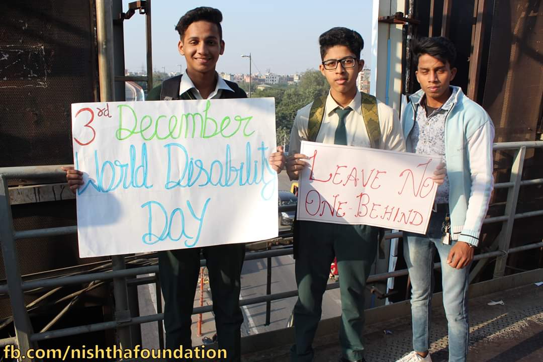 ChildCareInd's tweet photo. on the occasion of the International Day of Persons with Disabilities our team creating awareness about people with disabilities and also celebrate their achievements in society.

Awareness Program Title : #LeaveNoOneBehind
#Inclusion #DisabilityAwareness #WorldDisabilityDay https://t.co/AWh8uJ7mB1