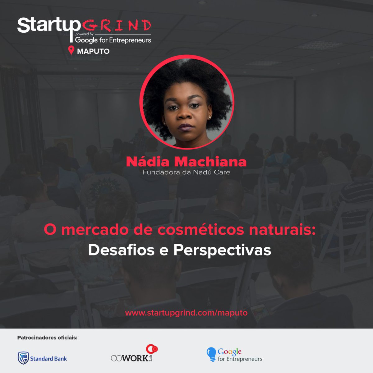 startupgrindmpt's tweet photo. Se é empreendedor e trabalha com produtos locais, e pretende levar a sua marca para clientes em toda a África, é o nosso convidado especial. Com este tema, iremos explorar a jornada da @NaduCare Care e as oportunidades que o mercado de produtos naturais locais têm. https://t.co/bDRXHhBUCp