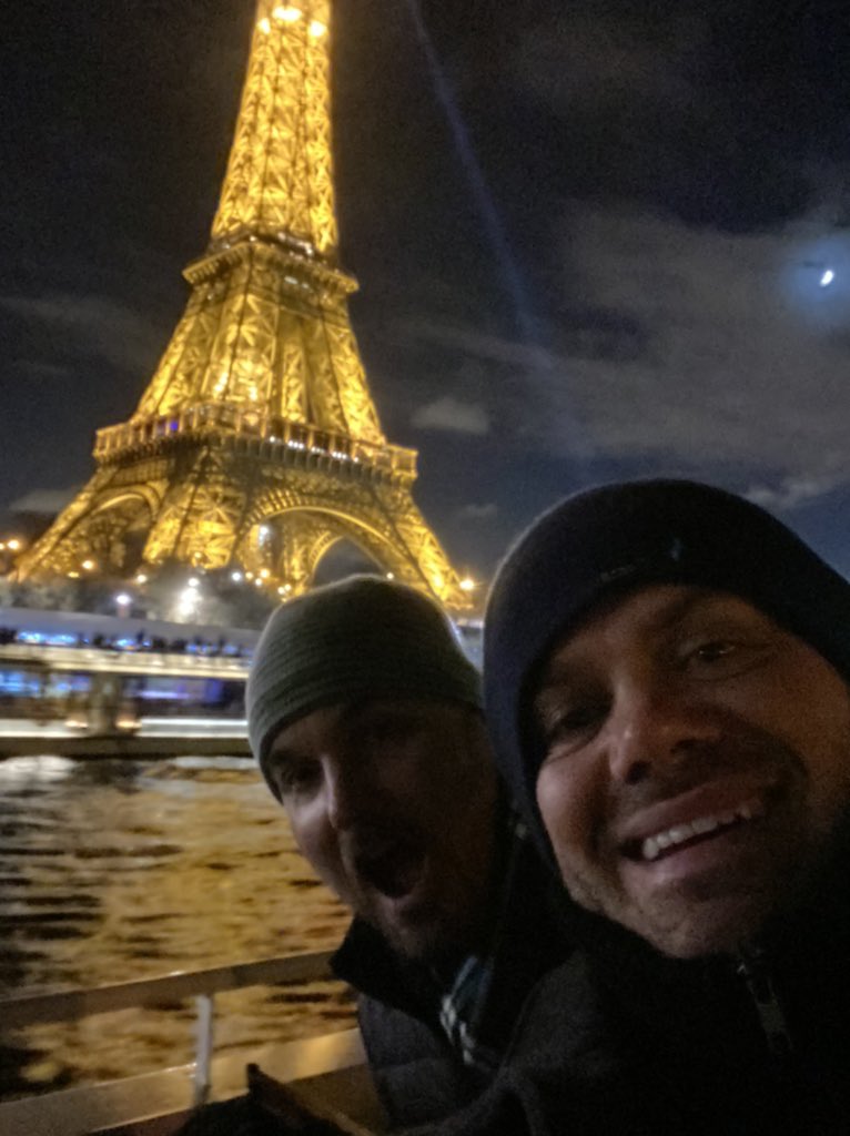 ChrisPDyer's tweet image. Being stupid tourists in #Paris #Eiffeltour