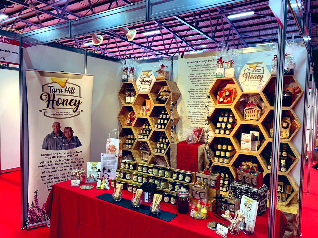 tarahillhoney's tweet photo. We are really excited for @giftedrds starting tomorrow!! Pop down to stall S37, taste some 100% Raw Irish Honey, and see our other products on sale! We are buzzing to see you all! #buzzing #honey #wexford #irishfoodparty https://t.co/ZrsQPTTE93