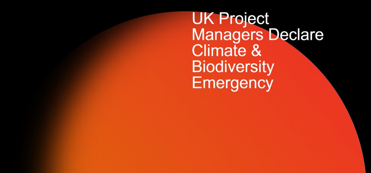 RobLeslieCarter's tweet photo. The UK #projectmanagersdeclare site is now live and you can sign-up right here https://t.co/9DIim0gQtR
We hope every organisation managing projects or teaching project managers in the UK will join us in making this commitment.
#projectmanagement #climateemergency #thismatters https://t.co/4IV1TvOhLI