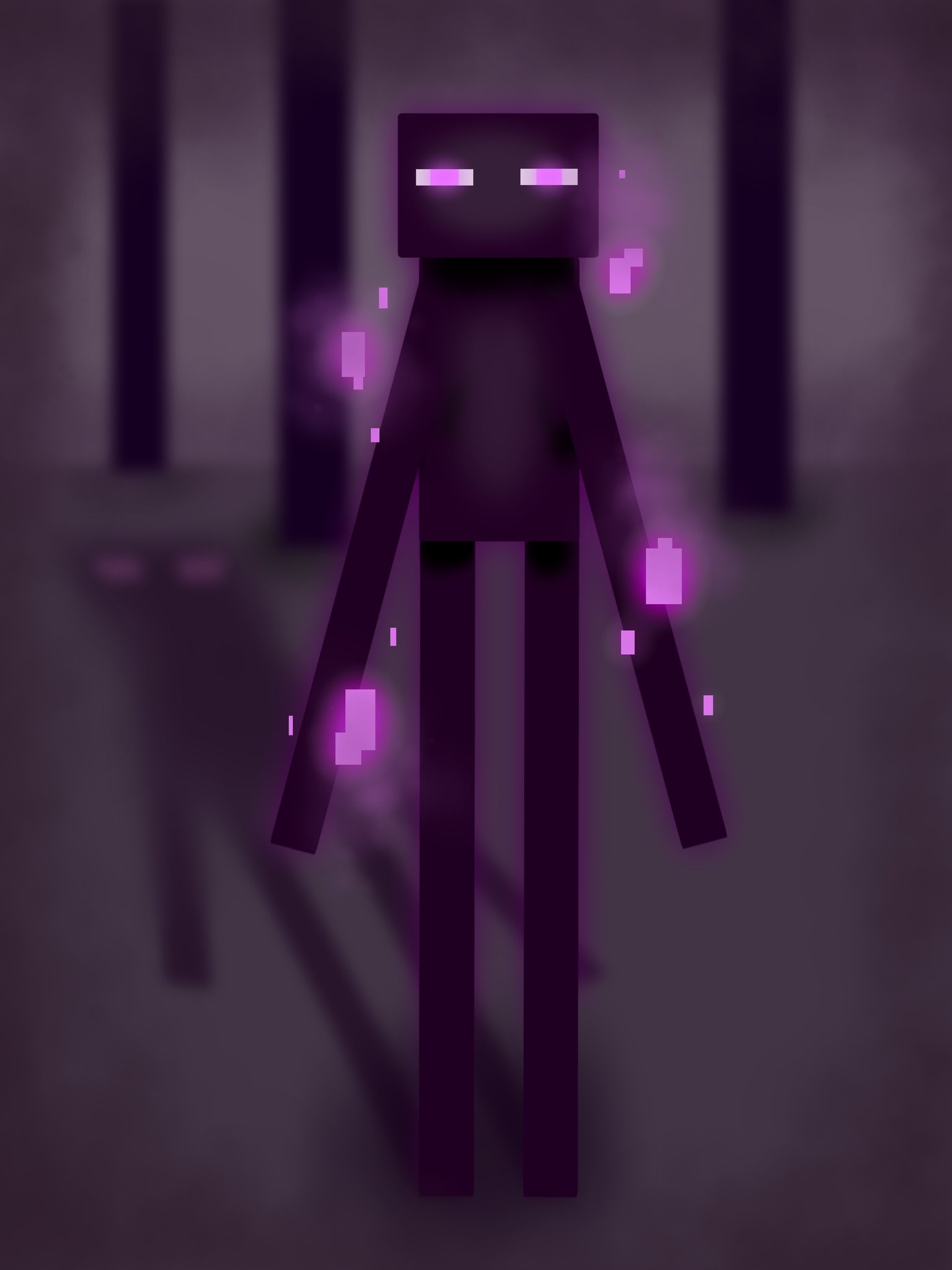羽根の生えたてるてる 今まで描いたマイクラの絵をまとめたコーナーです 割とゆる い絵柄で描いてるけど4枚目の口を開けてるエンダーマンだけ怖い マインクラフト 絵描きさんと繋がりたい イラスト好きな人とつながりたい エンダーマン