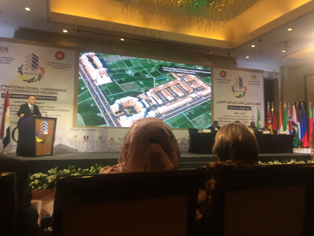 Partnership between the government and housing cooperatives has enhanced sustainable development housing for the population in Egypt #icch19 #sustainable