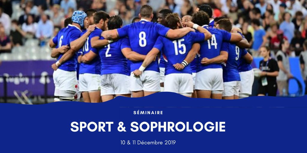 AcadSophro's tweet photo. 🏈 Le XV de France travaille avec la Sophrologie pour une meilleure préparation mentale. Motivation, concentration, gestion du stress, confiance en soi...Tels sont les points sur lesquels un Sophrologue peut travailler.

Séminaire #sport &amp; #sophrologie :
https://t.co/re20xh3Sda https://t.co/ZO7jhemwuH