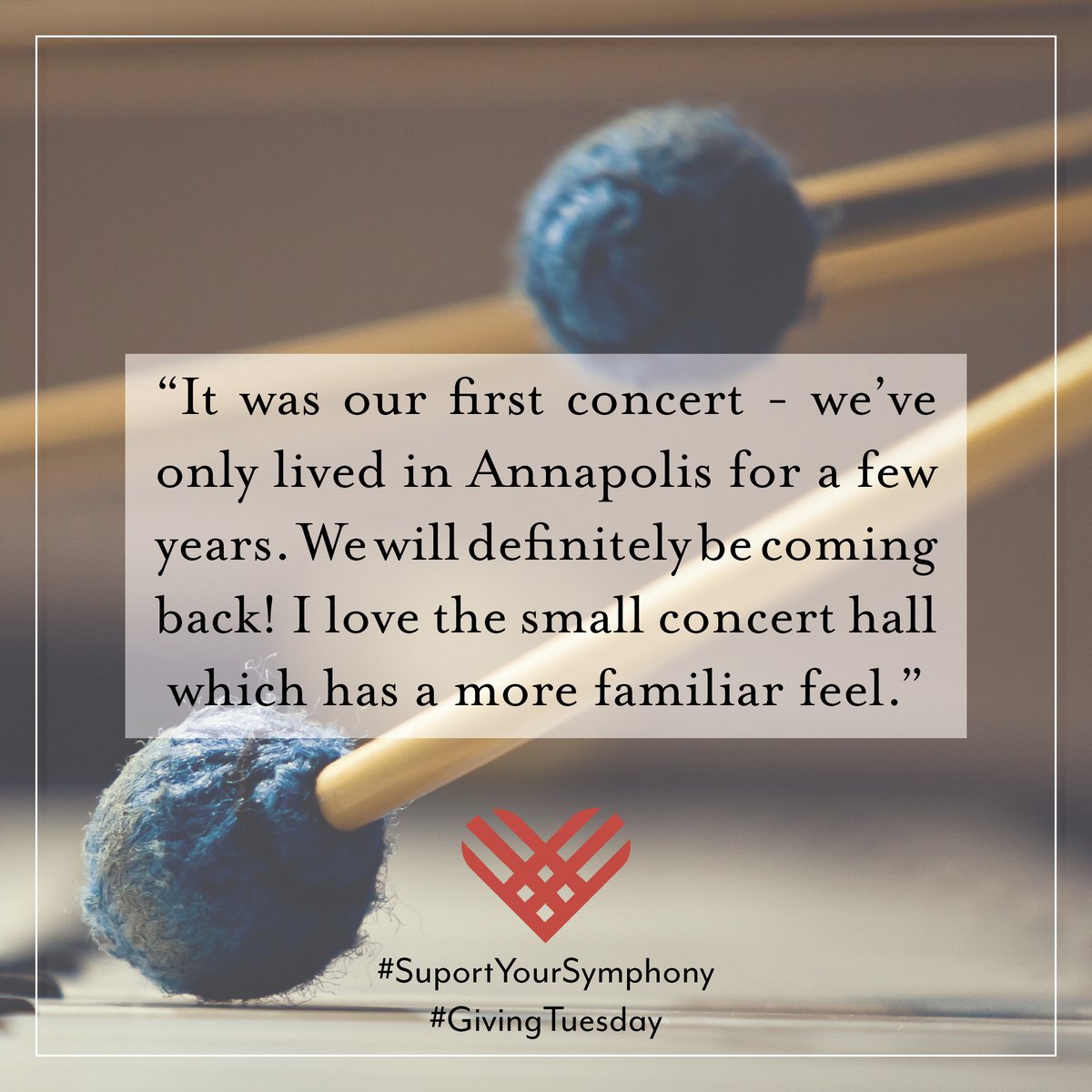 AnnapSymphony's tweet photo. Happy #GivingTuesday. #SupportYourSymphony by heading over to our @facebook page and ensure that Capital Sound is on stage for years to come! https://t.co/I0hK3UOp8c https://t.co/Q5WVuw26cB