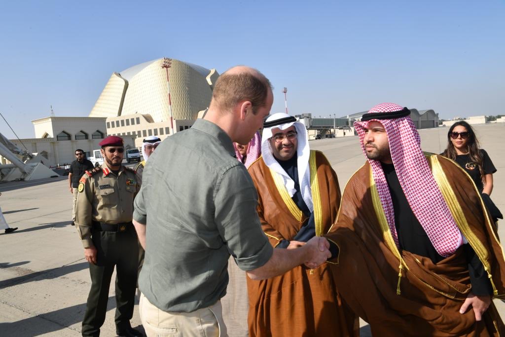 _KB4's tweet image. When the Prince of 🇬🇧 meets the Prince of Arabia.
Bidding farewell to the Prince William, Duke of Cambridge ❤️