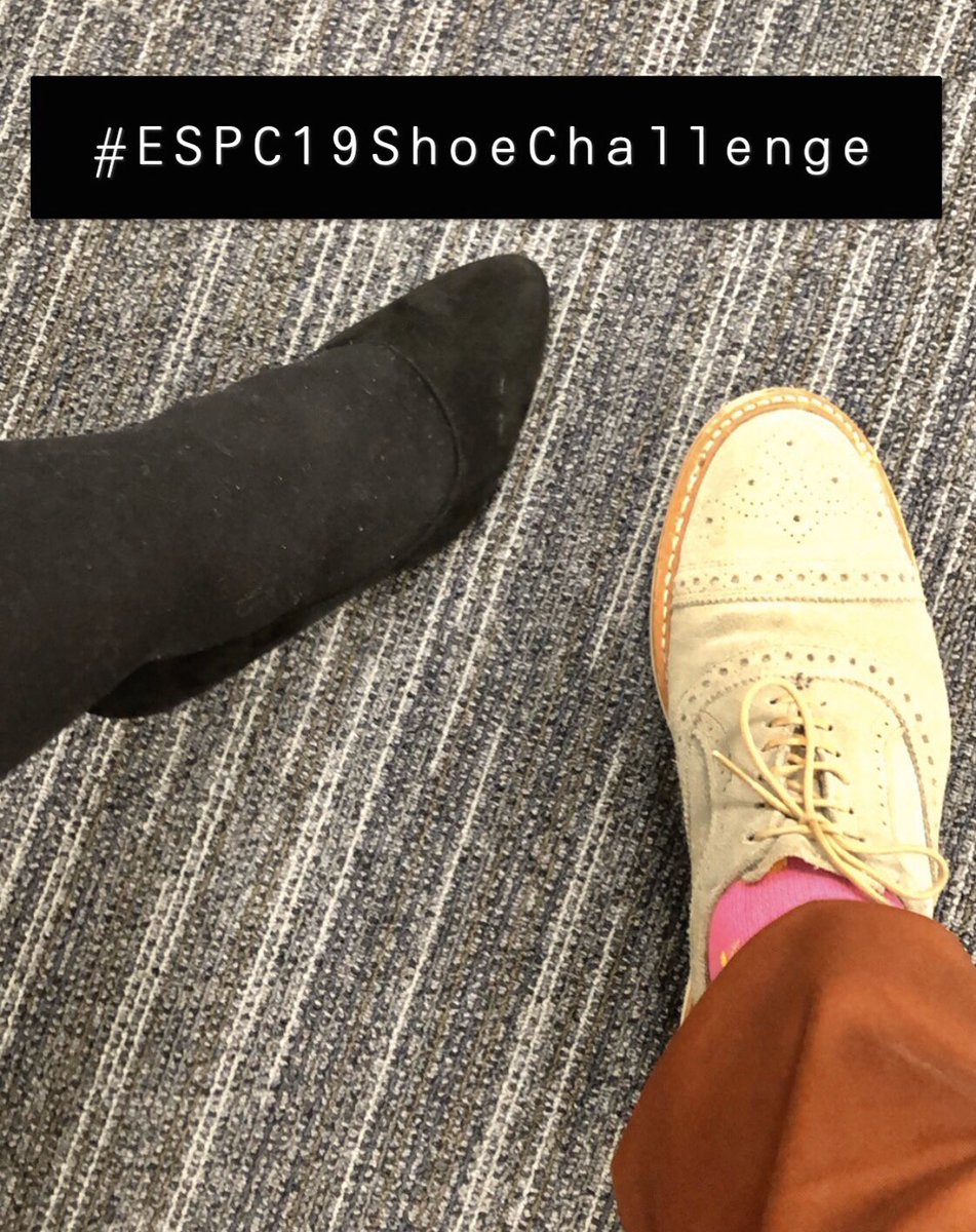 fabianwilliams's tweet image. Hello #ESPC19 folks please help @LuiseFreese and myself as we embark on day 1 #ESPC19ShoeChallenge Cast your vote on today’s selection please. Which one wins today? LIKES for @LuiseFreese &amp;amp; RETWEETS  for Me please!!!!  Cc @EuropeanSP