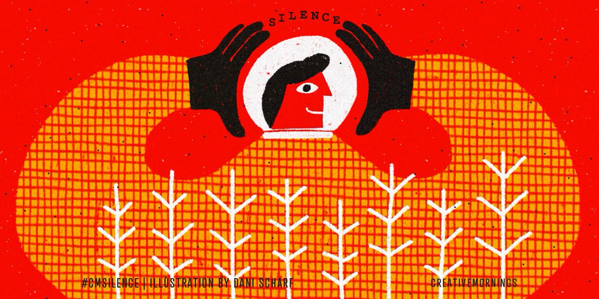 Announcing December’s theme, Silence, #CMsilence.

Our next event will be a little early with the holidays. Join us December 20. TICKETS RELEASED December 17. 

👉 Subscribe to our newsletter, and you’ll be first in line to grab FREE tix! creativemornings.com/cities/cin