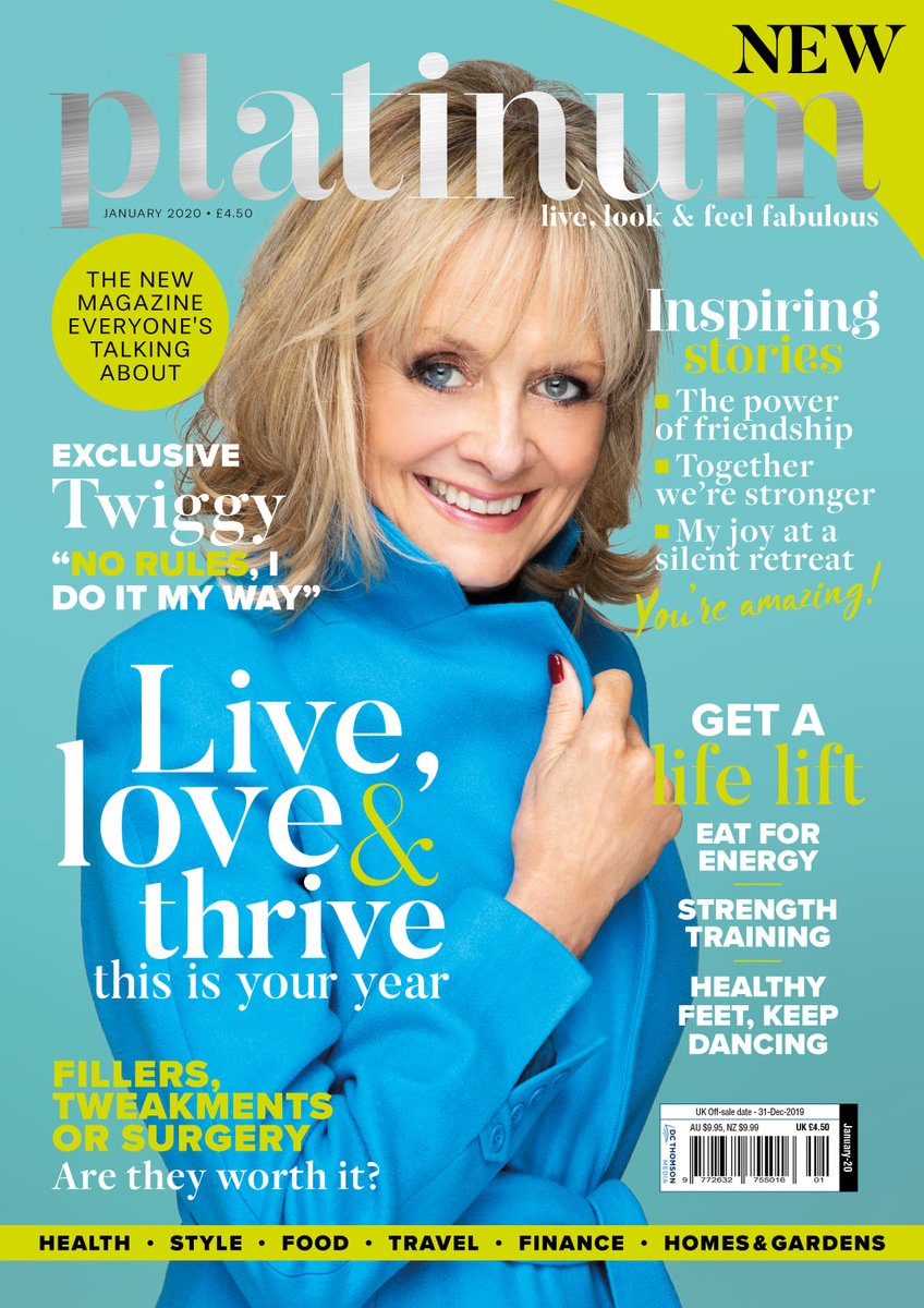 PlatinumMagUK's tweet photo. Doesn't she look fabulous? This month we have the glamorous #Twiggy on our front cover. β¨
Pick up issue 3 from your local supermarket today for some exclusive features and even more style inspiration. β¨
#PlatinumMag #PlatinumStyle https://t.co/GuwNnUV01p