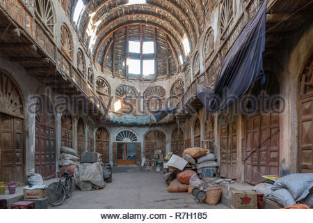 Mukhtarzada Caravanserai from inside, Herat.